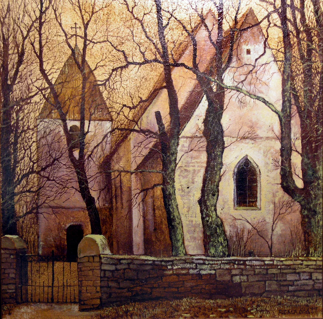 Картина «РИДАЛА». Техника: холст, масло. Размер: 40×40 см. Год: 1997.